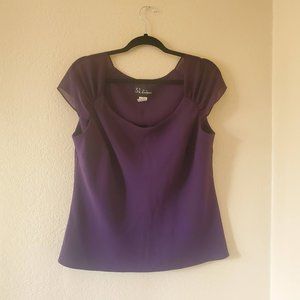 SL Fashions women's blouse plus size 16 purple